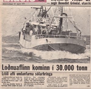 1979, ÞJ á loðnu 