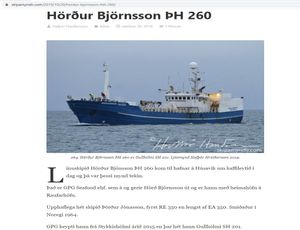 2019, Hörður Björnsson ÞH 260